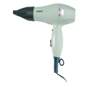 سشوار مسافرتی وی جی ار مدل V-432 با توان 1000 وات، موتور DC، دو سرعت، قابلیت باد سرد، دسته تاشو، محافظت در برابر گرما...