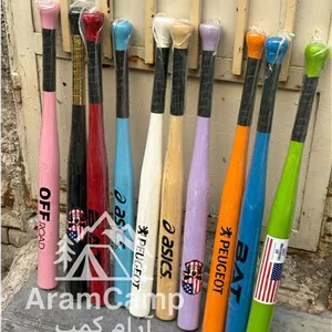 چوب بیسبال 70 سانتی روسی با استیکر