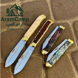 چاقو تاشو آشپزی در طبیعت 24 سانتی تیغه استیل ساخت زنجان