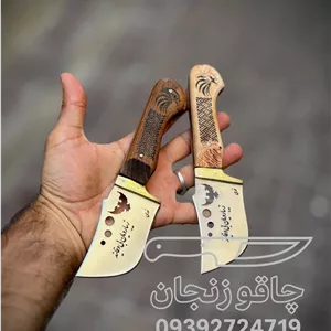 چاقو ثابت فولادی عقاب استاد نوری با غلاف