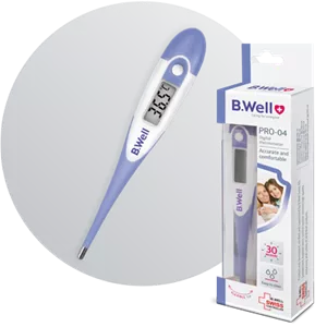 تب سنج دیجیتال B.Well PRO-04 با سری انعطافپذیر