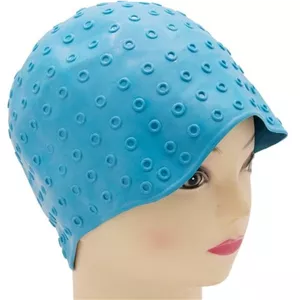 کلاه مش آبی رینگی سیلیکونی