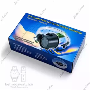 ذرهبین چشمی 15X چراغدار دارای فنر نگهدارنده