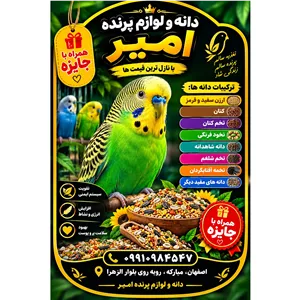 دانه vip مغازه مخصوص طوطی سانان ریز جثه