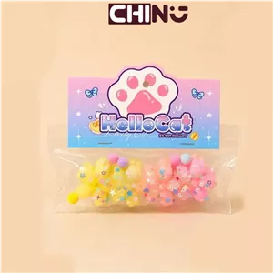 اسکویشی فیجت رنگی گل چند عددی 