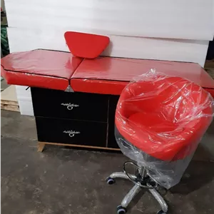 تخت کابین چوبی ماساژ فشیال پاکسازی زیبایی تتو 