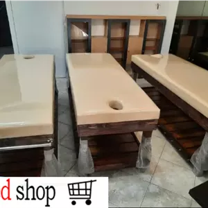 تخت ماساژ ثابت چوبی با تشک دوبل برند مدشاپ مدل 4234 ( ساده )