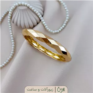 دستبند النگویی زنانه ژوپینگ طرح آینه چندوجهی