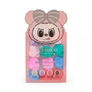 پد آرایشی انگشتی مینی ریل تکنیکس Real Techniques مدل Mini Finger Puff بسته 12 عددی