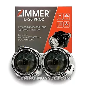 لنز دو چشم جغدی L20-PRO2 زیمر 2.5 اینچ ( پس کرایه )