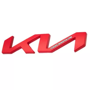 آرم فلزی فلزی 3بعدی کیا KIA جدید قرمز ( پس کرایه )