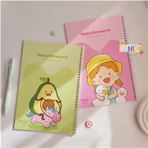 دفتر 40 برگ فانتزی سیمی Happy Homework پیتیکو