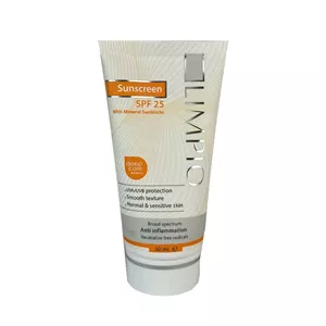 کرم ضد آفتاب بدون رنگ لیمپیو SPF 25 مدل UVA UVB مناسب برای انواع پوست حجم 50 میلیلیتر