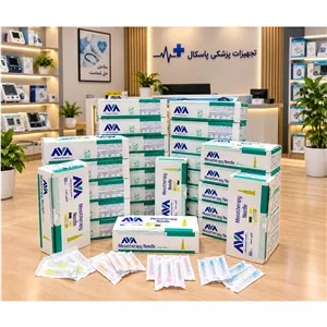 سرسوزن تزریق آوا گیج 27 سوزن 12 میلی متر بسته 100 عددی