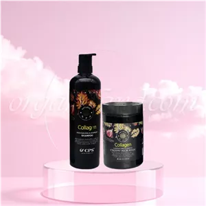 پک ویژه شامپو و ماسک مو بدون سولفات کلاژن Collagen Hair Shampoo & Hair Mask