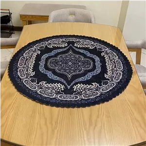 رومیزی گرد بزرگ ترنج شب 