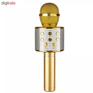 میکروفون اسباب بازی اسپیکر دار بلوتوث دار و فلش خور شارژی مدل WS-858