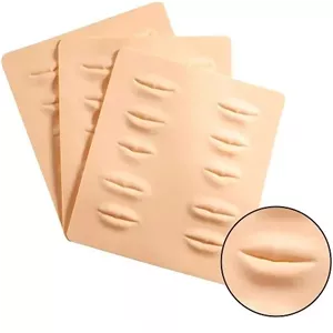پوست مصنوعی سه بعدی تمرینی تتو لب 