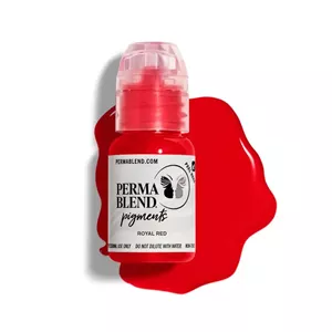 رنگ تاتو پرما بلند رویال رد (royal red) حجم 15 میل 