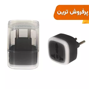تبدیل برق 3 به 2 CHERLO مدل M-03- مشکی - SMO