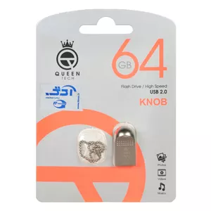 Queen Knob USB2.0 Flash Memory-64GB نقره ای (گارانتی مادام العمر شرکت آی تین)