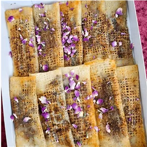 رشته خشکار شیرینی سنتی گیلان پخت روز