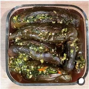 ترشی بادنجان شکم پر ارگانیک