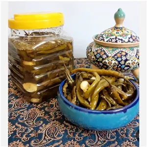ترشی فلفل سبز شیرین و تند ارگانیک