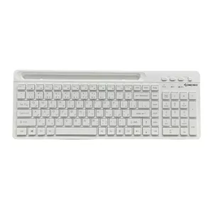 کیبورد بی سیم وان مکس مدل One Max OM-3000WA - سفید