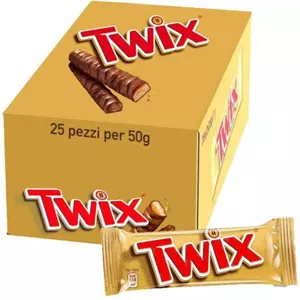 شکلات توییکس (Twix) 50 گرمی25عددی
