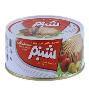 کنسرو تن ماهی 180 گرمی شبنم