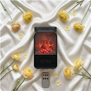 هیتر برقی پریزی Flame Heater اورجینال1000 وات برای گرمایش موضعی اتاق و فضای کوچک