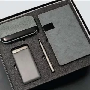 ست مدیریتی تبلیغاتی الکترونیکی سالنامه, خودکار, اسپیکر و پاور بانک کد 0516