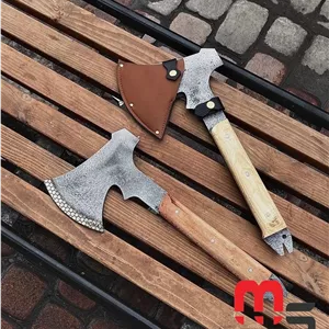 تبر فولادی طرح ماهی با غلاف مقاوم و کاربردی مخصوص طبیعت گردی