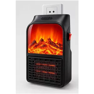 هیتر پریزی ، بخاری فن دار طرح شومینه برقی مدل Flame Heater 