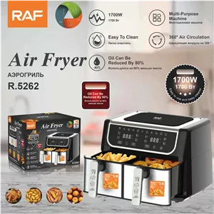 سرخکن دو قلو بدون روغن راف مدلR5262