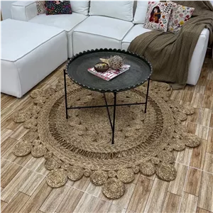 فرشینه حصیری گیسو قطر1 5متر
