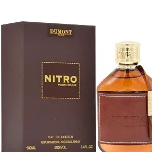 عطر ادکلن مردانه دمونت پاریس نیترو پور هوم قهوه ای Dumont Nitro حجم 100 میل