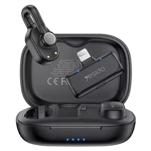 میکروفون یقه ای بی سیم دوتایی یسیدو KR24 Lightning