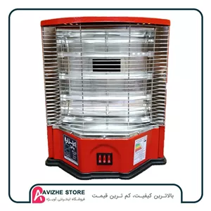 بخاری برقی 1500 وات ایستاده فن دار ابر استاره کم مصرف