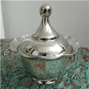  قهوه ساز قندان بدون پایه کروم