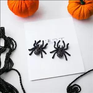 گوشواره میخی  طرح عنکبوت نگیندار برند آی ام آمریکایی کد A196