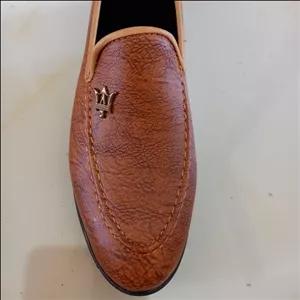 کفش کالج مردانه مازراتی قهوه ای رویه چرم صنعتی درجه یک