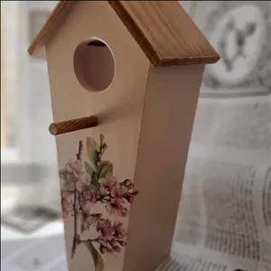 لانه پرنده یا کاور لوله گاز چوبی شیر عمودی