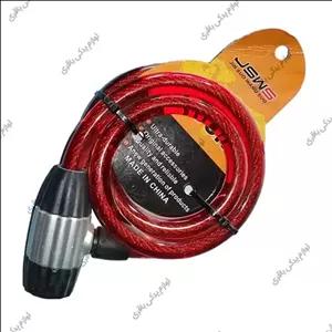 قفل تسمه ای برند JSWS سایز بزرگ به طول 1 متر - قرمز