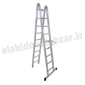 نردبان تاشو 5متری استیلا (2تکه)