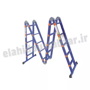 نردبان تاشو 6 متری آسانکار پلاس (4تکه)