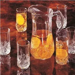 پارچ لیوان برایتون 61955(0782)لومینارک (3) بسته 3 تایی ارسال شکستنی و شیشه جات فقط با باربری با بیمه