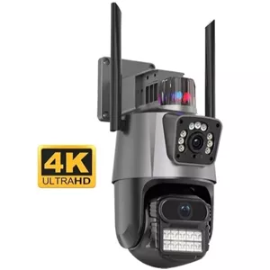 دوربین سیم کارت خور دو لنزه چرخشی v380(انتقال تصویر روی موبایل انجام می شود)