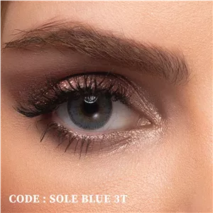 لنز رنگی و طبی رنگی فصلی Sole Blue رینبو